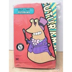 Futurama Slurm Drink Koozie 2 Pack Loot Crate Exclusive 2017 NEW Collectible